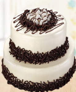 Chocolate Truffle 2 Teir Cake