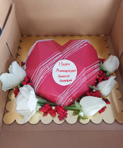 Heart Pinata Cake