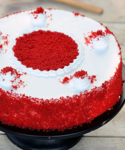 Dusty red velvet