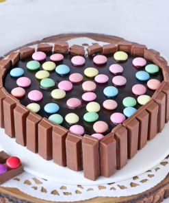 Heartilicious Kitkat Cake