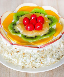 Almond Dust Vanilla Cake