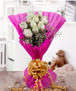 White Rose Bouquet